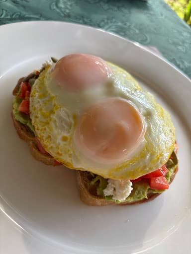 Pan tostado con aguacate